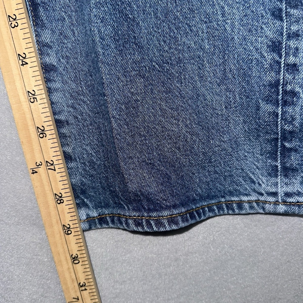 American Eagle Jeans Straight Blue Distressed Stretch Men's (Fits 38x29) - Picture 5 of 9